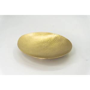 Fantastique plat en laiton martelé bijoux plateau en laiton bague de mariage plat en laiton doré, plateau ovale, plateau de service, cadeau d'anniversaire - Product Image 1