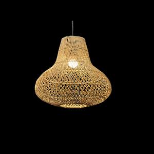 Cubierta de iluminación colgante de ratán de alta calidad, pantalla colgante de diseño moderno para islas de cocina, comedores, restaurantes - Product Image 5