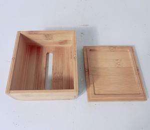 Cheap Price Eco-friendly Natural Bamboo <b>Tissue</b> <b>Box</b> <b>Tissue</b> Holder for Kitchen Hotel Made in Vietnam for Sale ODM - Product Image 2