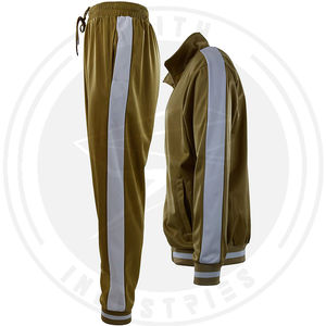 Chándal de entrenamiento Unisex ligero y elegante, chaqueta de cuello alto con cremallera para hombre, pantalones apilados elásticos de secado rápido, transpirables para invierno - Product Image 5