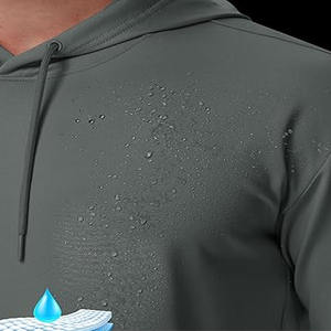 Sweats à capuche personnalisés brodés personnalisés pour hommes Sweat à capuche à double fermeture éclair Poids lourd de haute qualité Sweatshirts délavés au soleil - Product Image 2