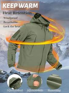 Chaqueta de Invierno Softshell de Alta Calidad para Mujer 2024, Transpirable y Cálida con Logotipo Personalizado, Cuello Alto, Mangas Completas, Ropa de Calle - Product Image 2