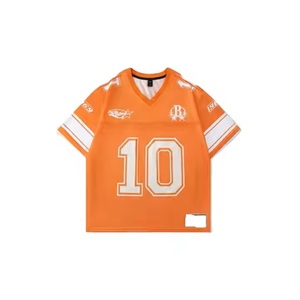 Camiseta de Fútbol Personalizada para Hombre, Manga Corta, 100% Poliéster, Corte Regular, Estilo Hip-Hop, Ecológica, de Secado Rápido y Transpirable - Product Image 1