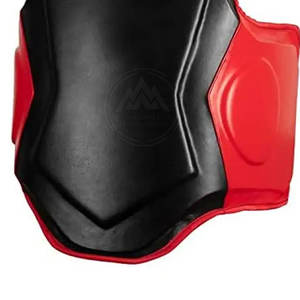Protecteur de corps en cuir de haute qualité pour arts martiaux personnalisable protège-ventre de boxe conception de garde de poitrine Type factice - Product Image 5