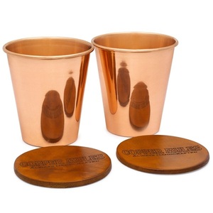 <b>Copper</b> Water <b>Cups</b> Of 100% Pure <b>Copper</b> <b>Cups</b> For Drinking Purified Water - Product Image 3