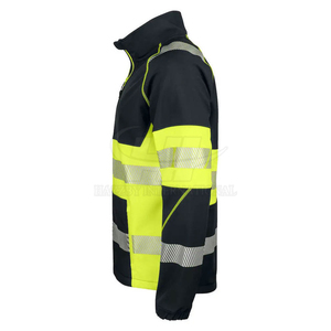 เสื้อแจ็คเก็ตทำงานสไตล์ลำลอง ผ้าโพลีเอสเตอร์เสริมแถบสะท้อนแสง น้ำหนักเบา ดีไซน์มองเห็นได้ชัดเจน สวมใส่สบาย เหมาะสำหรับใช้ในชีวิตประจำวัน - Product Image 3