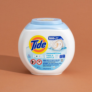 ไทด์ ฟรีแอนด์เจนเทิล สูตรสำหรับผิวแพ้ง่าย ไทด์ ฟรีแอนด์เจนเทิล ฟอร์มูล่า พ็อดส์ ปราศจากสารก่อภูมิแพ้ ทำความสะอาดทรงพลัง สะดวกด้วยการตวงสูตรล่วงหน้า - Product Image 3