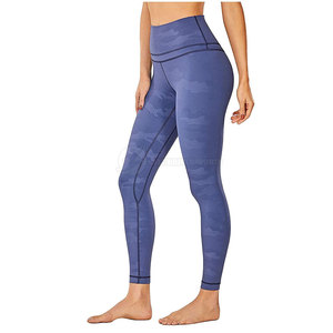 Leggings de yoga XXL personnalisés, séchage rapide, grande taille, en Spandex, respirants, taille élastique, coupe basse, couleur unie, mi-longueur - Product Image 4