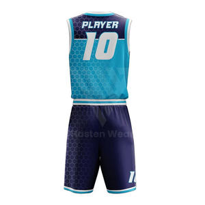Uniforme de Baloncesto Transpirable de Alta Calidad para Entrenamiento, Diseño Único, Uniforme de Baloncesto de Malla Lisa Teñida - Product Image 3