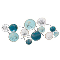 Design moderne le plus vendu art mural en métal de luxe abstrait couleurs personnalisées pour la décoration de la maison et du jardin