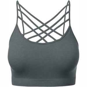 Sujetador Deportivo para Mujer con Tirantes Delanteros, Suave, Transpirable y Elástico para Yoga, Gimnasio y Entrenamiento - Product Image 1