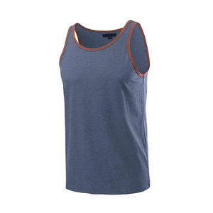 Ribbed <b>Men's</b> Tanktops Custom Logo Singlets USA Size <b>Men</b> Muscle Tanktop Casual Stretchable <b>Gym</b> TankTops Custom High Street Style - Product Image 1