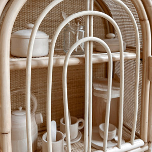 Armoire de rangement en rotin pour décoration de chambre d'enfants en gros belle armoire naturelle armoires pour bébés armoires pour enfants - Product Image 4