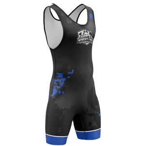 Tenues de lutte professionnelle sublimées pour l'université, qualité supérieure pour l'entraînement, maillots de lutte - Product Image 1