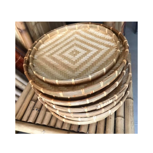 La mejor venta de cestas de bambú natural artesanal vietnamita con variedad de tamaños de cesta de bambú a granel de Vietnam - Product Image 3