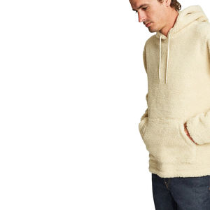 High Quality Custom <b>Men's</b> <b>Sherpa</b> Fleece <b>Hoodie</b> Thick Adult Pullover with Plaid Design for Winter Sale OEM Service Customizable - Product Image 5