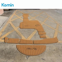 Accessoires pour bateaux Komin, revêtement de sol en mousse EVA marine imitation teck pour Sea Ray 190 Sundeck