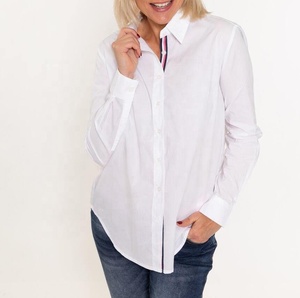 Vestido Casual de Lino de Manga Larga 100% Algodón, Color Sólido, Dobladillo Redondeado, Botones Delanteros, Puños con Botones, Antiarrugas, Transpirable y Ecológico - Product Image 2