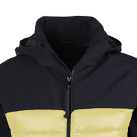 Blouson d'aviateur en coton personnalisé grande taille pour hommes grande taille hiver décontracté veste à capuche nouvel état décoration style contrasté