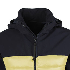 แจ็กเก็ตบอมเบอร์สำหรับผู้ชาย, แจ็กเก็ตนักบินแบบลำลองมีฮู้ดสำหรับฤดูหนาวขนาดพลัสไซส์ - Product Image 5