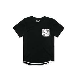 Sous-vêtement imprimé camouflage forestier blanc pour homme avec ourlet en tissu pour la randonnée en montagne - Product Image 1