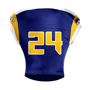 Maillots de football américain par sublimation, design personnalisé, 100% polyester, léger, respirant, pour hommes, femmes et jeunes, vêtements d'équipe - Product Image 2