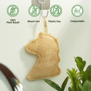 Éponge luffa naturelle biologique, épurateur corporel exfoliant en luffa naturel, éponge de cuisine luffa pour la vaisselle du Vietnam - Product Image 6