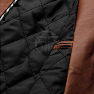 Sweat à capuche en cuir d'hiver élégant pour homme avec capuche réglable, design écologique et léger, sensation de luxe, confortable à porter - Product Image 6