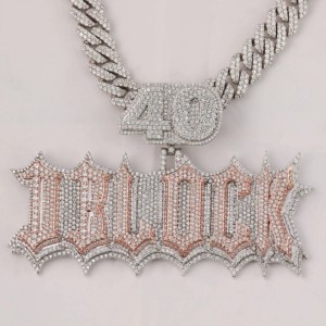 Exclusivo Colgante de Diamante Moissanite Personalizado, Elaborado en un Estilo Hip Hop Único, Joyería de Lujo para Hombres y Mujeres Modernos - Product Image 4