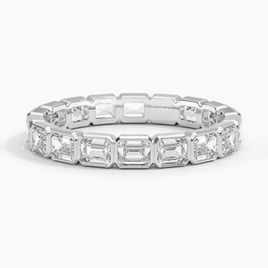 Exquisito anillo de declaración de banda ancha de plata 925 Marquesa Moissanite diamante hoja Floral diseño regalo de aniversario de boda para mujer - Product Image 2