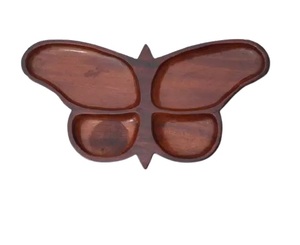 Bandeja de desayuno de madera de acacia duradera Plato de servicio largo de alta calidad superior Nueva bandeja de madera para servir MOQ 100PCs - Product Image 4