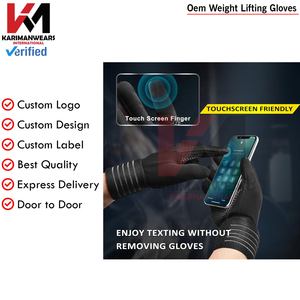 Guantes de Levantamiento de Pesas para Mujer y Hombre, Guantes de Gimnasio Acolchados Gruesos con Protección Completa de la Palma, Agarre Mejorado y Absorción de Impactos para Fitness - Product Image 6