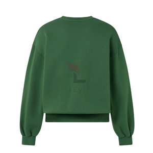 เสื้อสเวตเตอร์ผ้าคอตตอนสำหรับผู้ชายเสื้อสเวตเตอร์แขนยาวผ้าฟลีซให้ความอบอุ่นแนวสตรีทแฟชั่น - Product Image 2