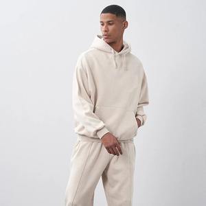 OEM Streetwear Combinaisons de survêtement délavées à l'acide pulls à capuche Ensemble de survêtement et sweat à capuche évasés vintage pour hommes - Product Image 2