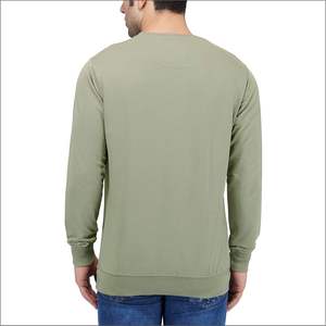 Sudadera y Sudadera con capucha de secado rápido ecológica bordada con cuello redondo de algodón 100% para hombre hecha a medida de alta calidad - Product Image 3