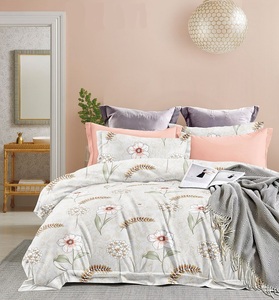 Draps plats ajustés à rayures imprimées Soft Touch Elite 4 PCS Set 2 Taies d'oreiller Hôpital Durable Confortable Élégant 400TC - Product Image 3