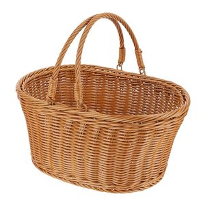 Nouveau élégant tissé à la main naturel doré herbe rotin boîtes tissé Campie Dourado panier de rangement pour la maison cuisine bureau bac de rangement - Product Image 4