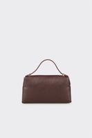 Tas Kosmetik Wanita Warna Burgundy Label Pribadi, Tempat Penyimpanan Kosmetik OEM Logo Kustom, Organizer Kecantikan ODM