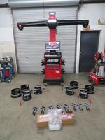 Machine d'alignement de roues 3D pour automobile, machine d'alignement de roues à 4 poteaux pour garage |   Machine d'alignement de roues de voiture à 4 roues en gros