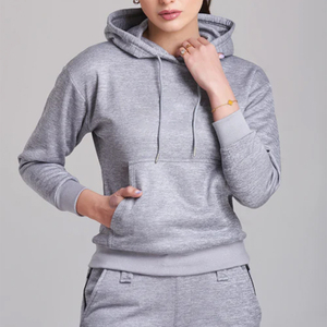 Chándal totalmente personalizado para damas, conjuntos lisos de último diseño, chándal de dos piezas para mujer, alta calidad, hecho en Pakistán - Product Image 4