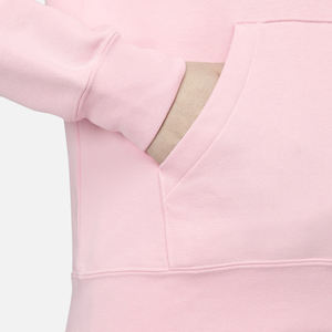 100% polaire femmes veste d'hiver décontractée avec fermeture éclair solide noué à capuche Logo personnalisé OEM/ODM Services à capuche pour les femmes - Product Image 5