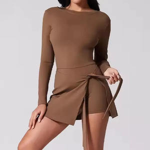 Vêtements de détente côtelés en coton avec logo personnalisé, débardeur à manches courtes, ensemble short et t-shirt, ensemble 2 pièces, vêtements pour femmes, ensembles printemps-été 2025 - Product Image 2