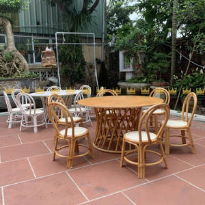 Ensemble de meubles pour enfants et bébés de style design moderne Tables rondes pour enfants pour la fête Mobilier adapté aux enfants de haute qualité au Vietnam - Product Image 3