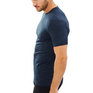 Holesale-Camiseta ajustada de secado rápido para hombre, camisa 50% de algodón y poliéster, 50% - Product Image 5