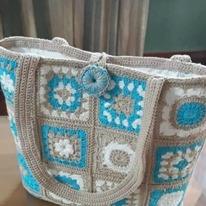 กระเป๋าถักโครเชต์สำหรับผู้หญิงกระเป๋าผ้าถักสะพายไหล่กระเป๋าถักโครเชต์น่ารักสำหรับเด็กผู้หญิงผลิตในเวียดนาม - Product Image 6