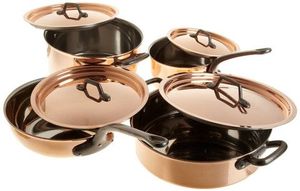 Traditional Indian Style Copper <b>Chafing</b> Dish with Hammered Design Suitable for Elegant Dinner Parties - Product Image 4