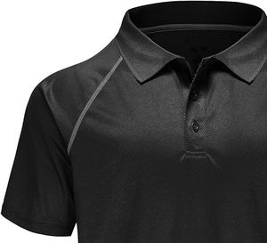 2025 hombres verano Golf para POLO camisa 100% algodón transpirable botón bordado manga corta estampado sólido patrón hombres para Polo - Product Image 4