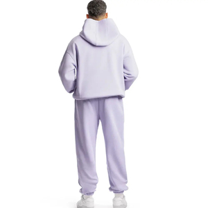 Survêtements de sport pour hommes grande taille, respirants, écologiques, de haute qualité, surdimensionnés, à capuche, logo personnalisé, uni, hiver 2025 - Product Image 4