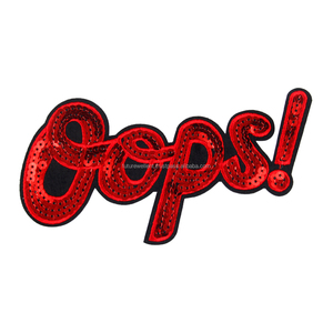 Parches de diseño personalizado OEM disponibles en todos los tamaños, bordado de hierro para ropa, parche/Tela de sarga adhesivo merrow border - Product Image 5