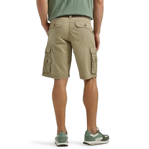 Pantalones Cortos Cargo Casuales de Lona 100% Algodón Ligeros con Múltiples Bolsillos, Ajuste Holgado, Logotipo Personalizado, Transpirables, Resistentes al Viento, con Cordón para Exteriores - Product Image 2